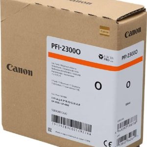 Original Canon PFI-2300 Orange Ink Cartridge